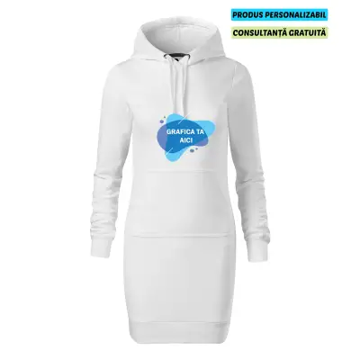 Malfini Rochie Hanorac Dama Alb Personalizata