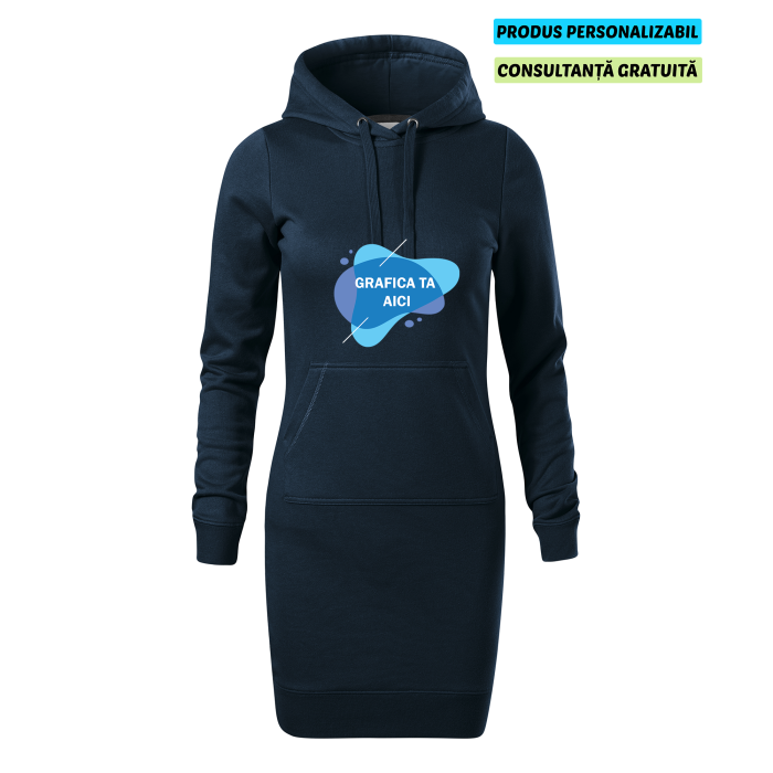 Malfini Rochie Hanorac Dama Bleumarine Personalizata