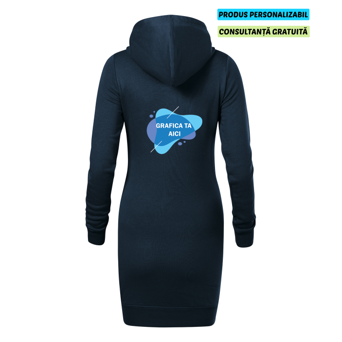 Malfini Rochie Hanorac Dama Bleumarine Personalizata
