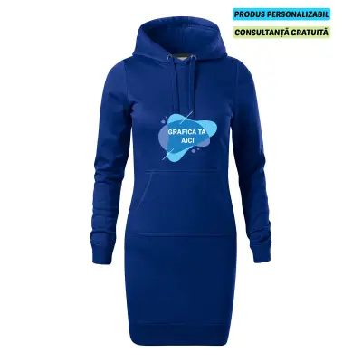 Malfini Rochie Hanorac Dama Albastru regal Personalizata