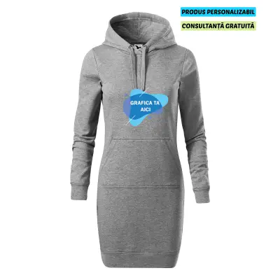 Malfini Rochie Hanorac Dama Gri inchis Personalizata