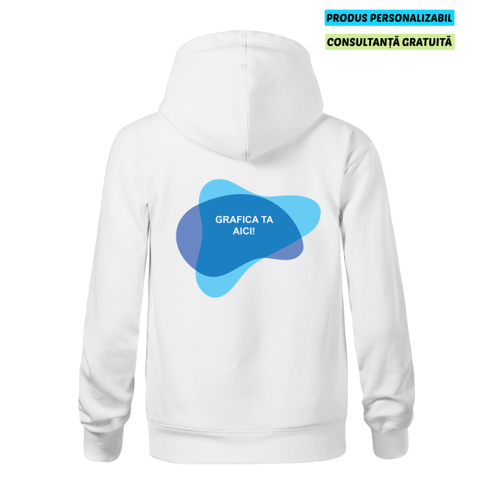 Malfini Hanorac Dama Alb MOON Personalizat