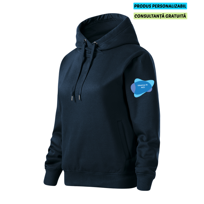 Malfini Hanorac Dama Bleumarine MOON Personalizat Malfini Hanorac Dama Bleumarine MOON Personalizat