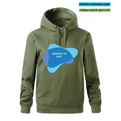 Malfini Hanorac Dama Verde kaki MOON Personalizat