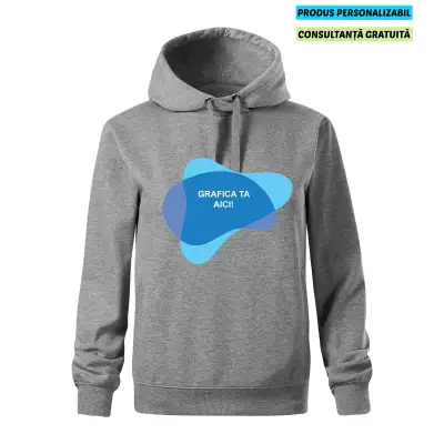 Malfini Hanorac Dama Gri inchis MOON Personalizat