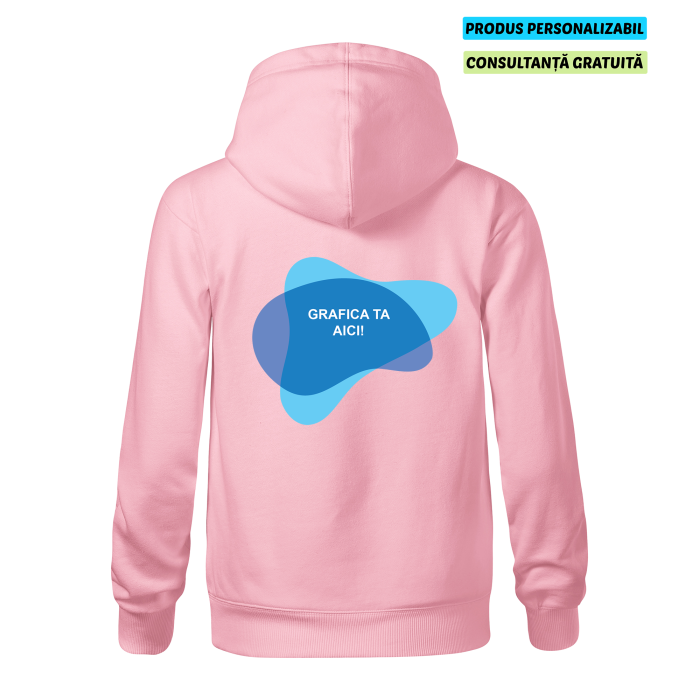 Malfini Hanorac Dama Roz MOON Personalizat