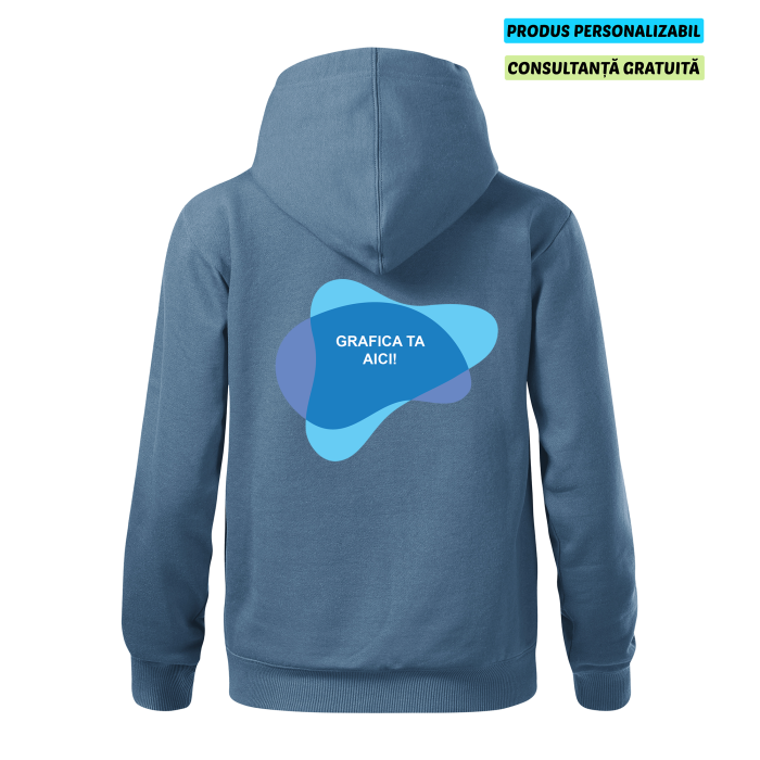 Malfini Hanorac Dama Denim MOON Personalizat