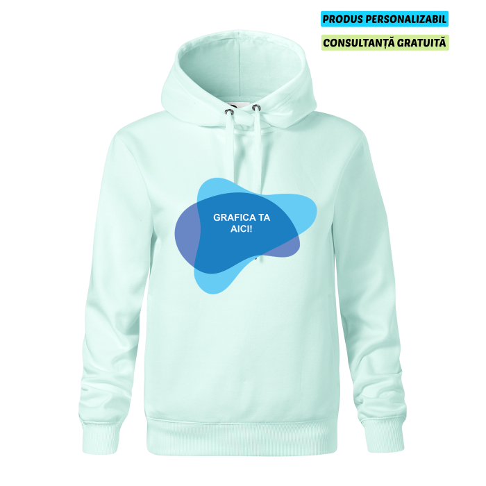 Malfini Hanorac Dama Verde frost MOON Personalizat