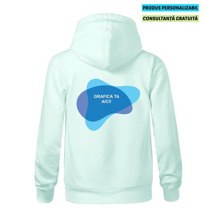 Malfini Hanorac Dama Verde frost MOON Personalizat