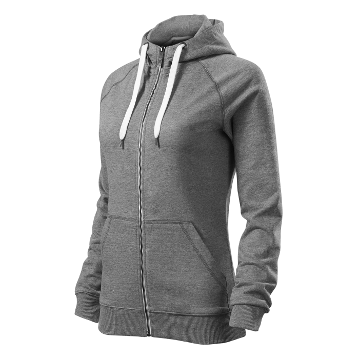 Malfini Hanorac cu fermoar Dama Gri Voyage