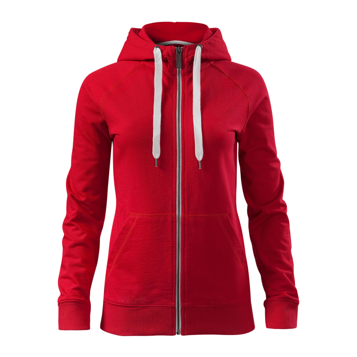 Malfini Hanorac cu fermoar Dama Rosu Voyage