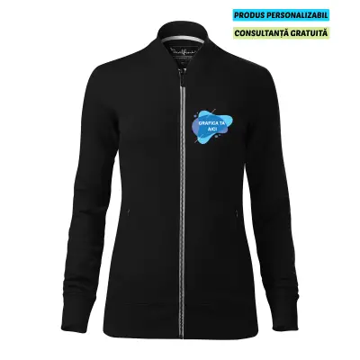Malfini Bomber Dama Negru Personalizat