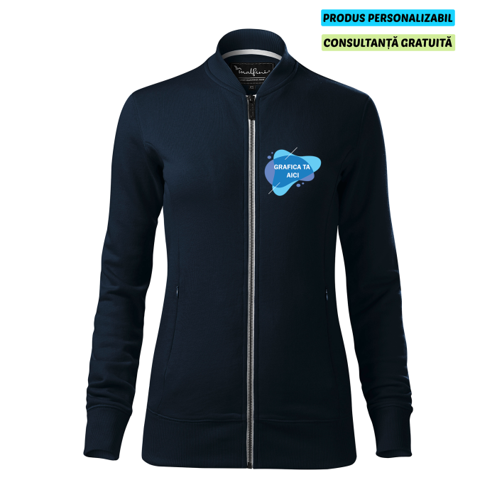 Malfini Bomber Dama Bleumarine Personalizat