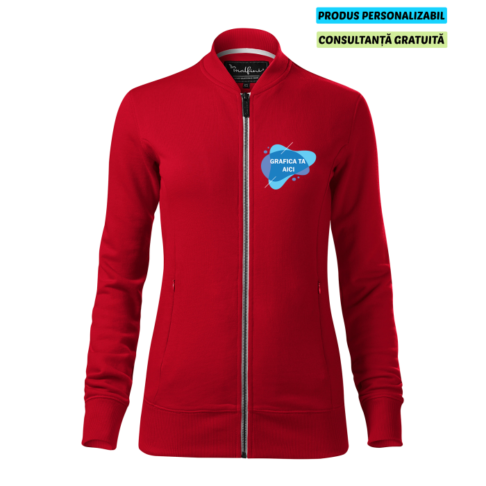 Malfini Bomber Dama Rosu Personalizat