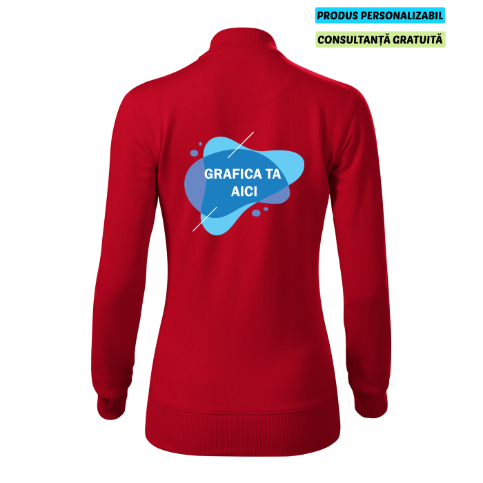 Malfini Bomber Dama Rosu Personalizat