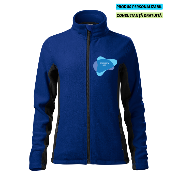 Malfini Jacheta Fleece Dama Albastru regal Frosty Personalizata