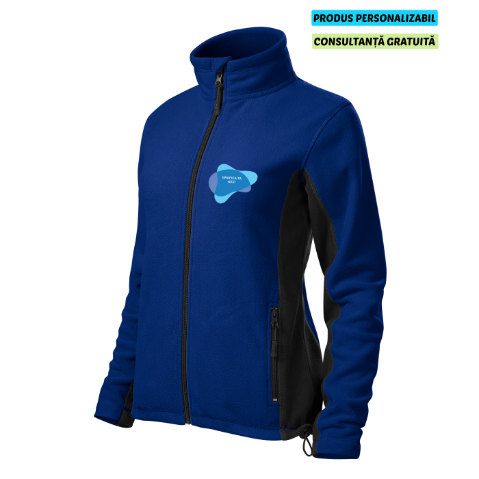 Malfini Jacheta Fleece Dama Albastru regal Frosty Personalizata
