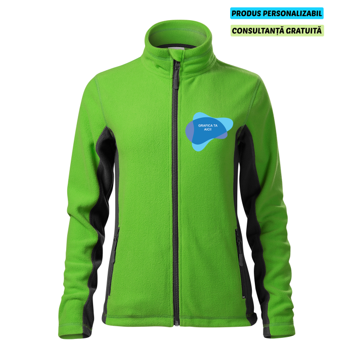 Malfini Jacheta Fleece Dama Verde mar Frosty Personalizata