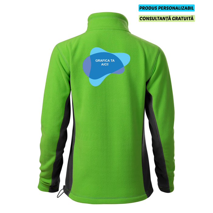 Malfini Jacheta Fleece Dama Verde mar Frosty Personalizata