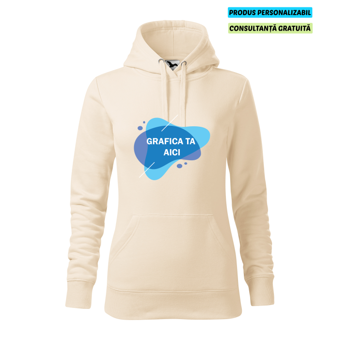 Malfini Hanorac Dama Bej Personalizat