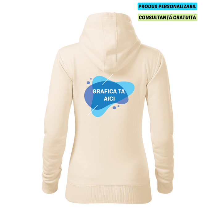 Malfini Hanorac Dama Bej Personalizat