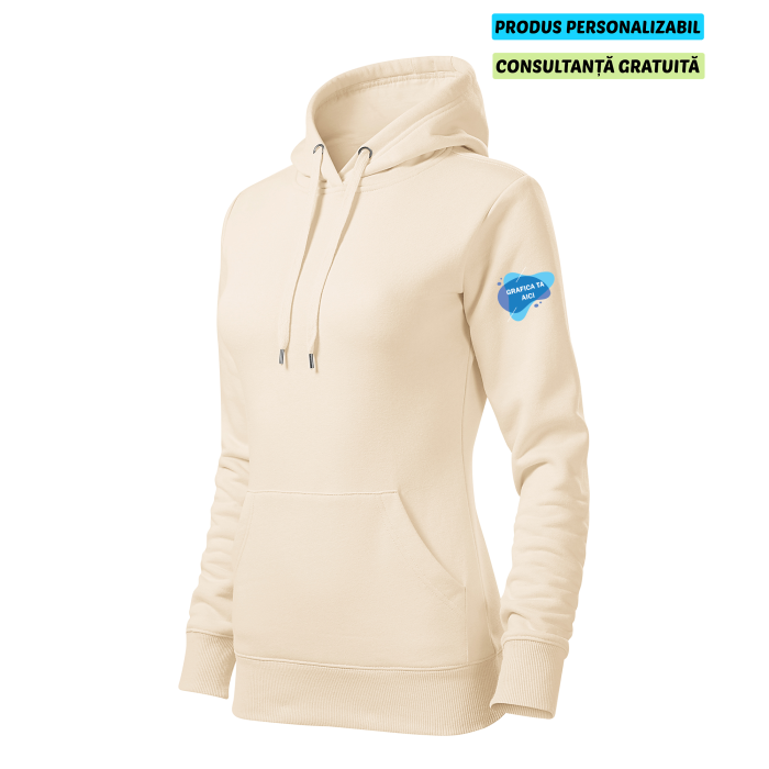 Malfini Hanorac Dama Bej Personalizat