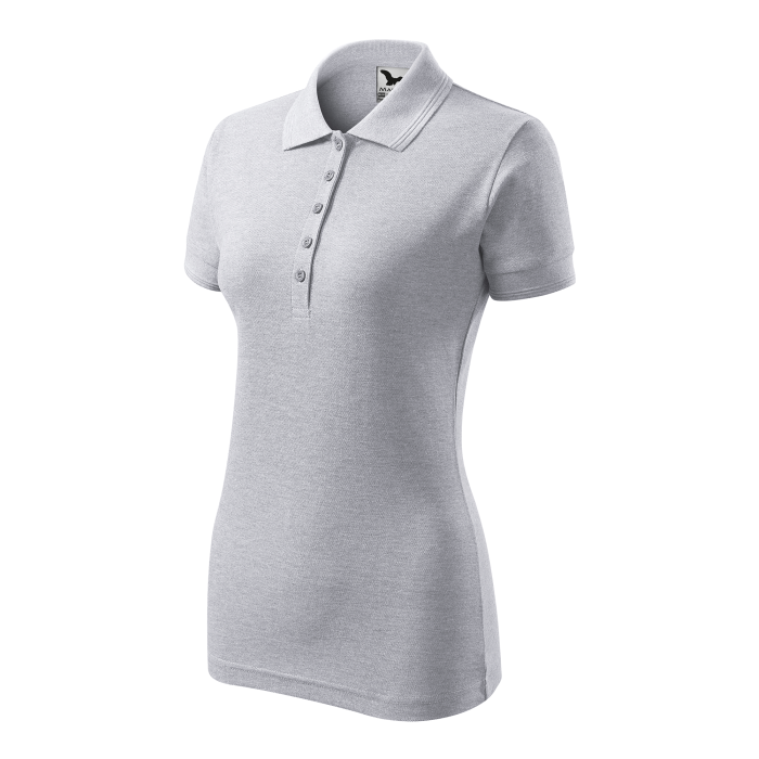 Malfini Tricou Polo Dama Gri deschis Regular Malfini Tricou Polo Dama Gri deschis Regular