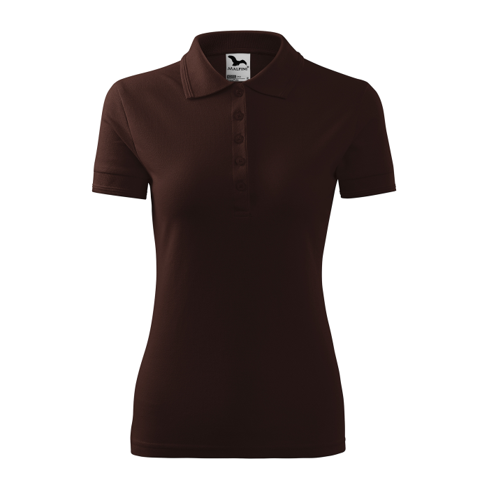 Malfini Tricou Polo Dama Cafeniu Regular