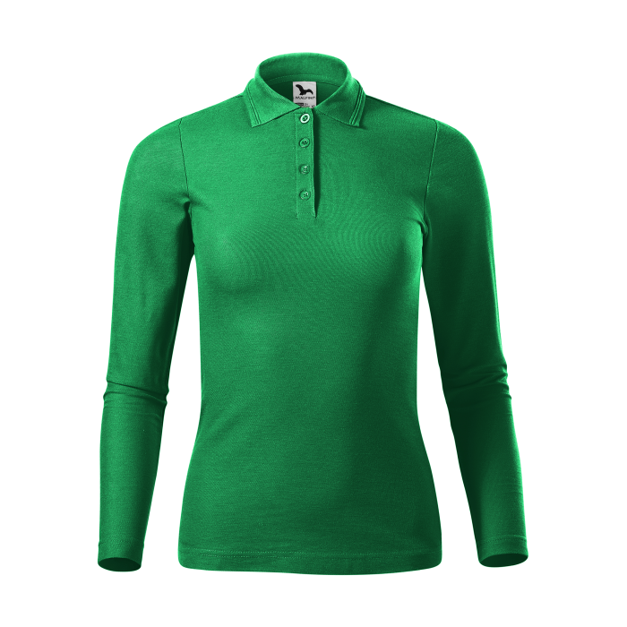 Malfini Tricou Polo Maneca lunga Dama Verde Regular Malfini Tricou Polo Maneca lunga Dama Verde Regular