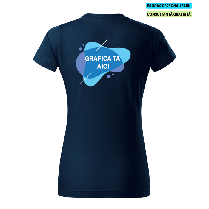 Malfini Tricou Dama Bleumarine Personalizat