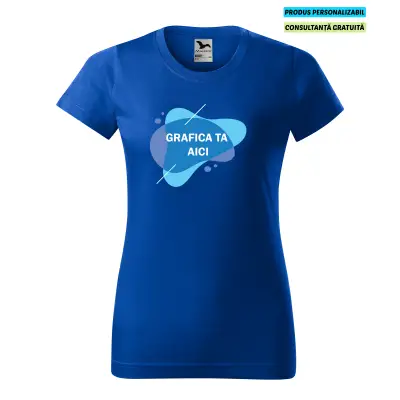 Malfini Tricou Dama Albastru regal Personalizat