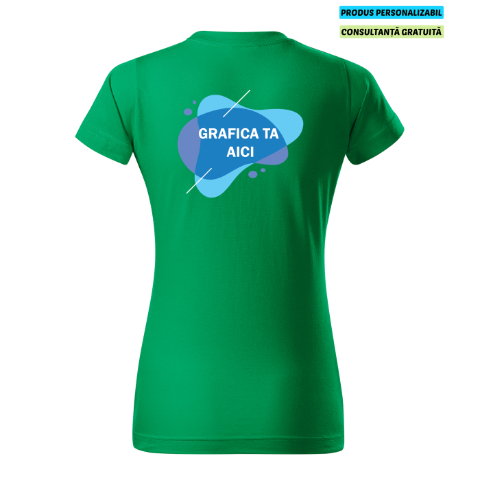 Malfini Tricou Dama Verde Personalizat