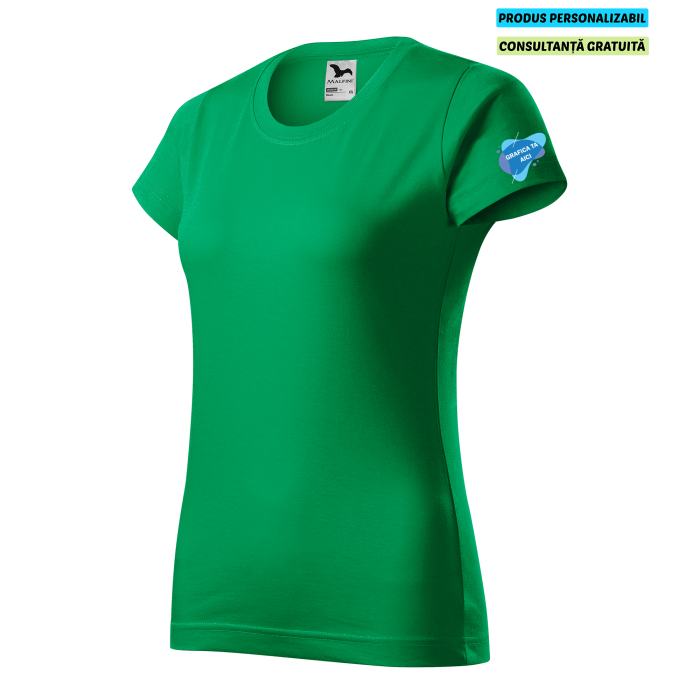 Malfini Tricou Dama Verde Personalizat