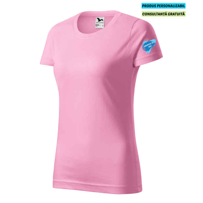 Malfini Tricou Dama Roz Personalizat