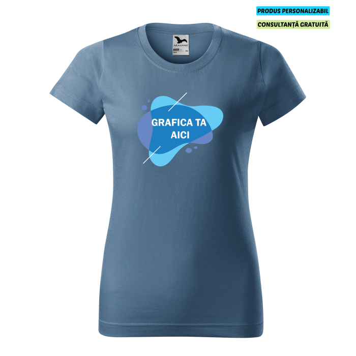 Malfini Tricou Dama Denim Personalizat