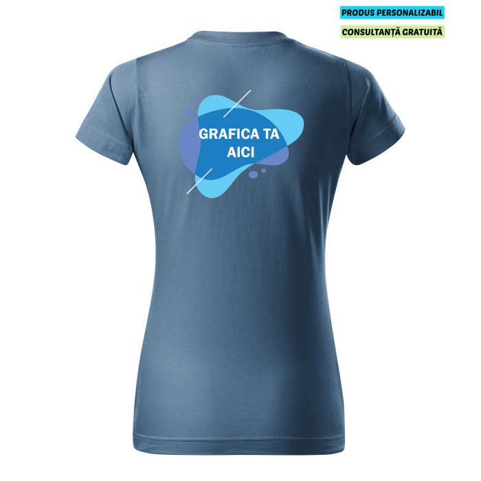 Malfini Tricou Dama Denim Personalizat