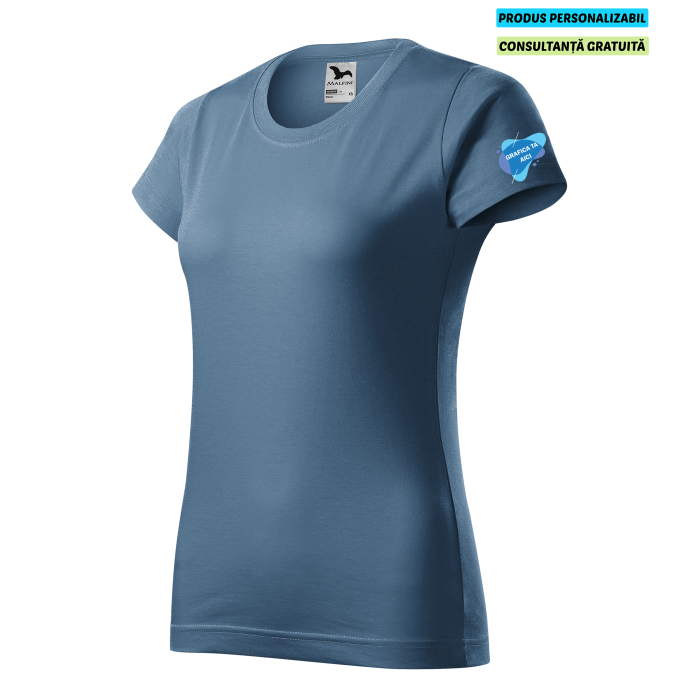 Malfini Tricou Dama Denim Personalizat