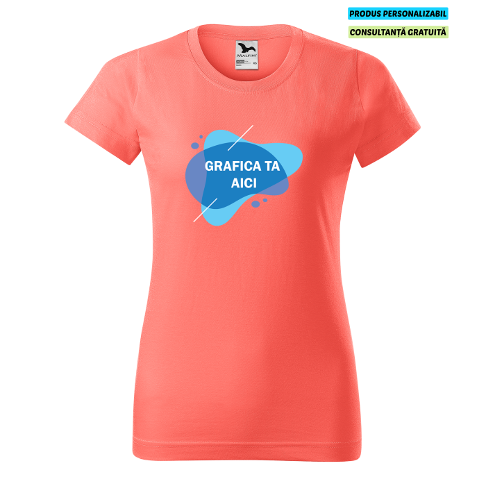 Malfini Tricou Dama Coral Personalizat