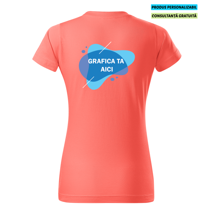 Malfini Tricou Dama Coral Personalizat
