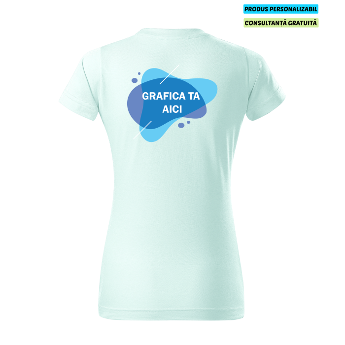 Malfini Tricou Dama Verde frost Personalizat