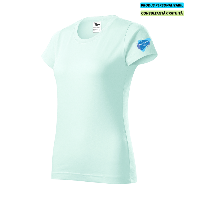 Malfini Tricou Dama Verde frost Personalizat