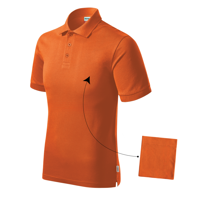 Rimeck Tricou Polo Barbat Portocaliu Resist heavy Rimeck Tricou Polo Barbat Portocaliu Resist heavy