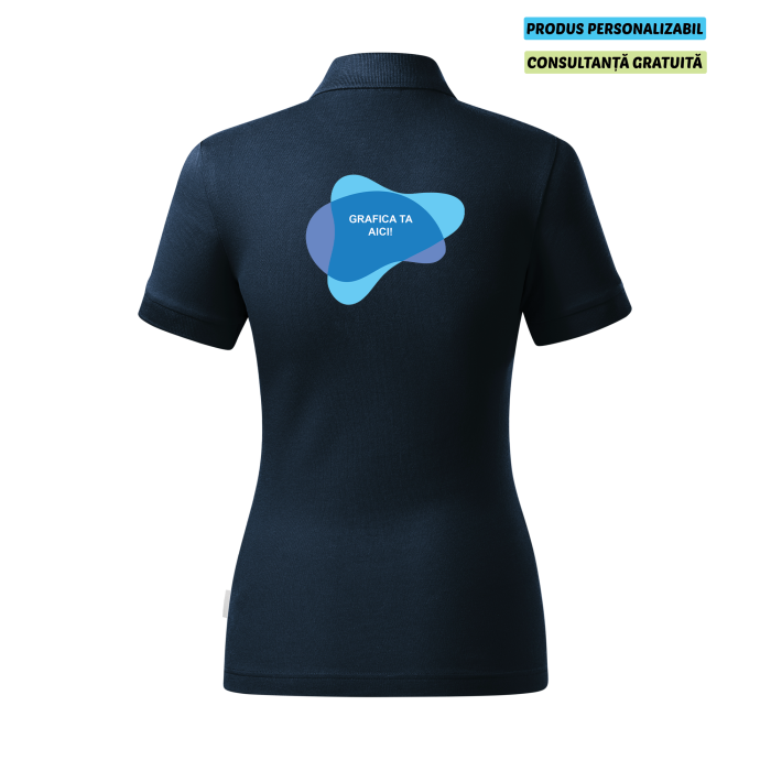 Rimeck Tricou Polo Dama Bleumarine Resist heavy Personalizat Rimeck Tricou Polo Dama Bleumarine Resist heavy Personalizat