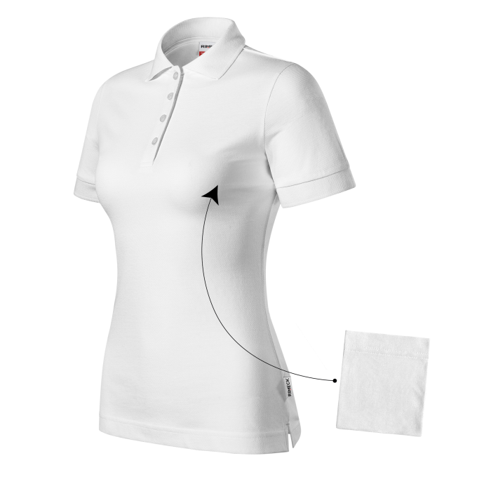 Rimeck Tricou Polo Dama Alb Resist heavy Rimeck Tricou Polo Dama Alb Resist heavy