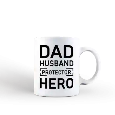 Cana alba 330 ml Dad Husband Protector