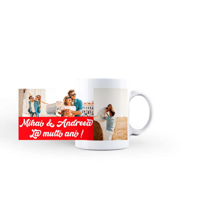 Cana alba 330 ml Personalizata 3 poze