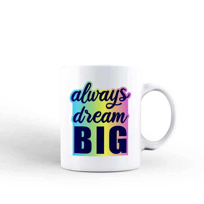 Cana alba 330 ml Always dream BIG