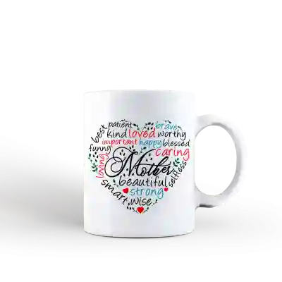 Cana alba 330 ml Mother heart