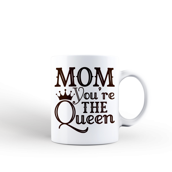 Cana alba 330 ml Mom you`re the Queen