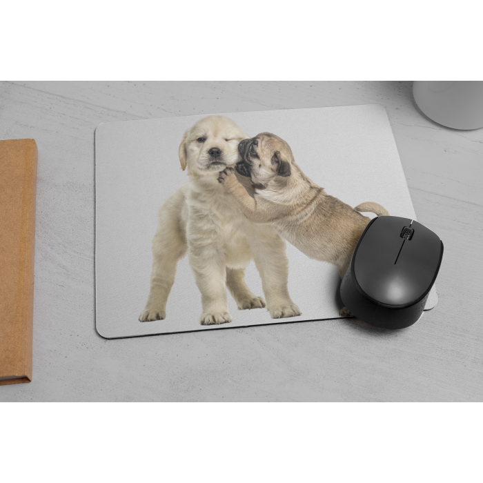 Mouse pad 23x19cm Retriver Pug